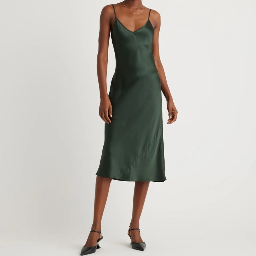 Quince Washable Silk Slip Dress